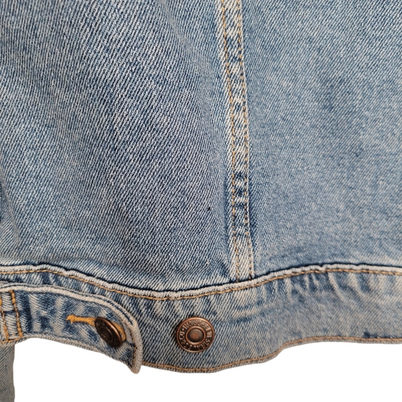 Levi's Women's Jacket Blue Denim Jean Button Up Outdoors Coat ,size Medi… - Picture 5 of 9